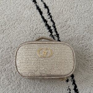 Dior Gold Holiday Makeup Bag 2025